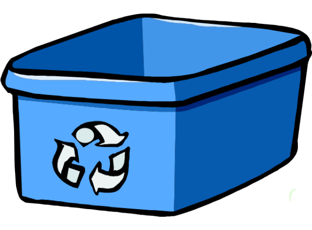 Recycle Clipart Recycling Can - Recycling Bin Clipart - Png Download (640x480), Png Download