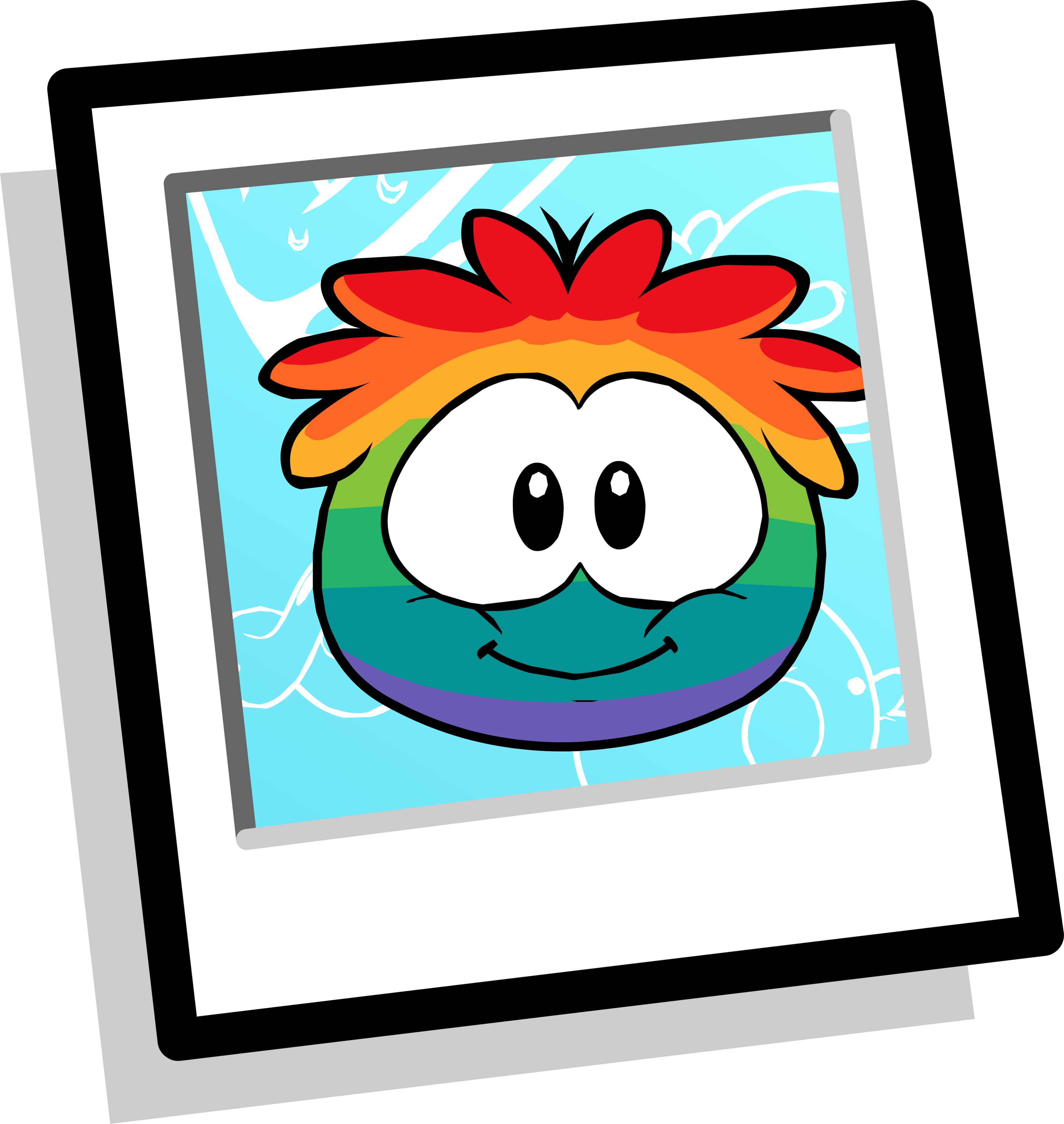 Memory Book Club Penguin Wiki Fandom Powered By Wikia - Club Penguin Puffle Clipart (3439x3632), Png Download