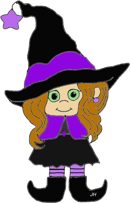 Halloween Clipart, Free Graphics, Witch, Clip Art, - Clip Art - Png Download (720x960), Png Download