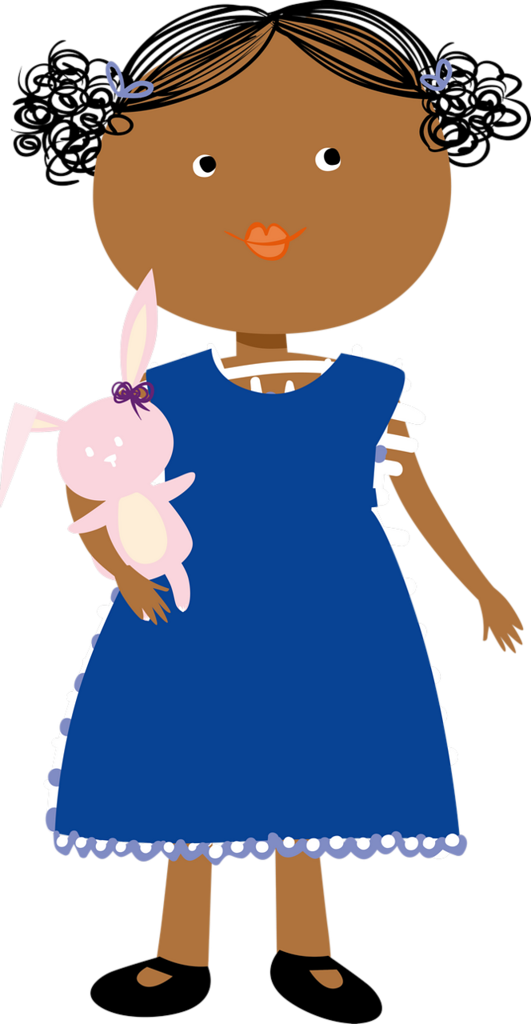 Bonecas & Meninas - Cartoon Clipart (531x1024), Png Download