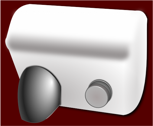 How To Set Use Hand Dryer Svg Vector Clipart (600x572), Png Download