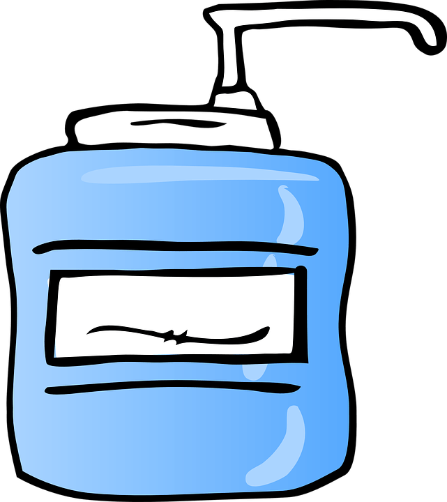 Lotion Bottle Cartoon Png Clipart (534x600), Png Download