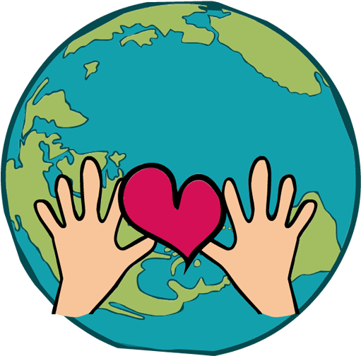 Clip Art King Martin Luther Day Globe Hands Heart - Clip Art - Png Download (600x630), Png Download