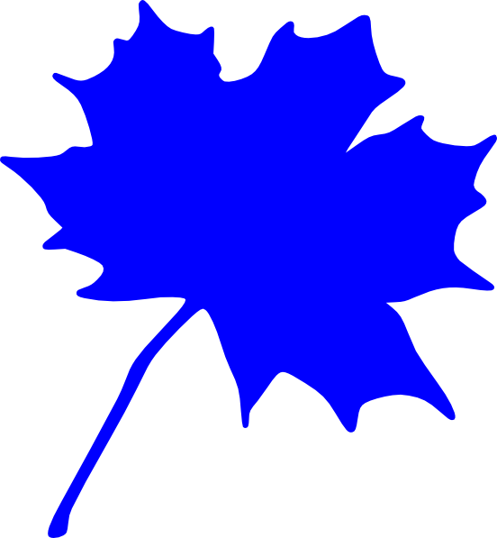 Blue Leaf Svg Clip Arts 552 X 597 Px - Png Download (552x597), Png Download
