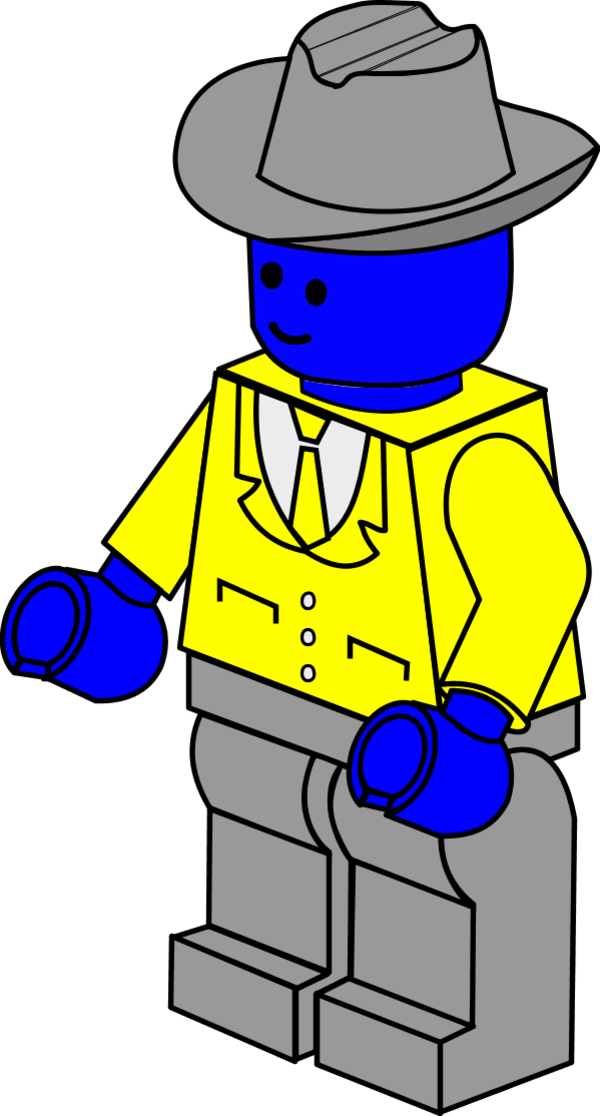 Business Man Lego - Lego Men Coloring Pages Clipart (600x1116), Png Download