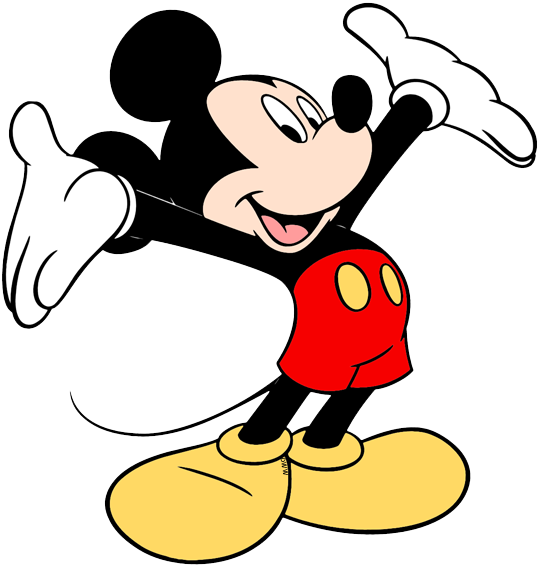 Clip Art Disney Galore - Mickey Mouse Transparent - Png Download (541x568), Png Download