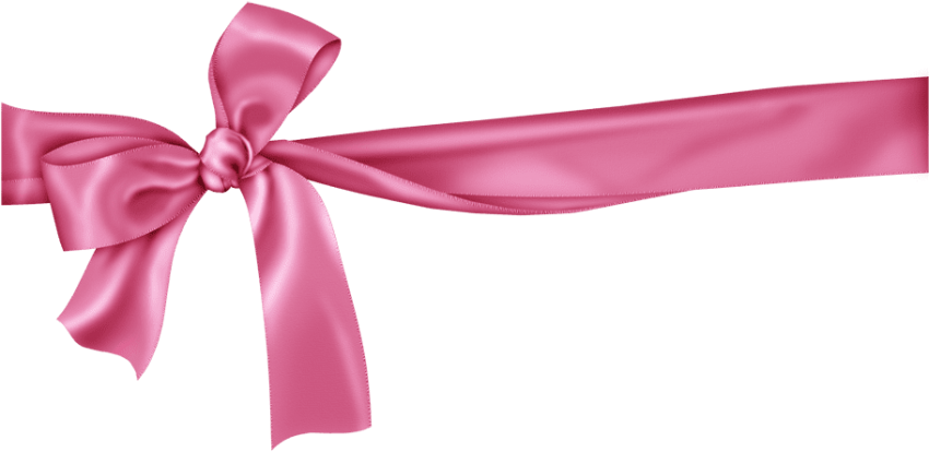Free Png Download Pink Ribbon Border Png Images Background Clipart (850x414), Png Download