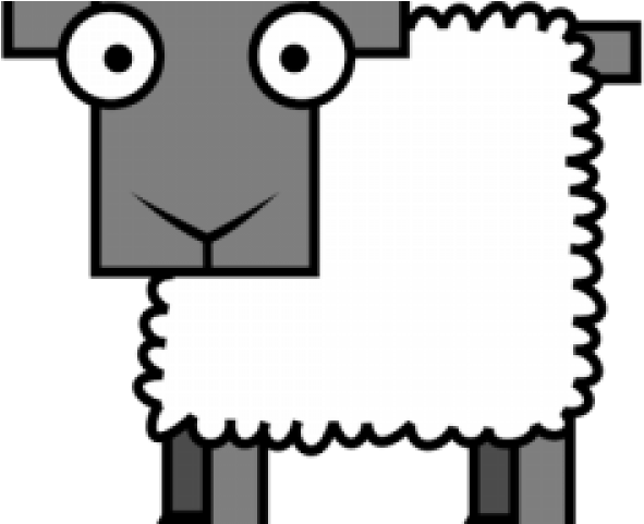 Sheep Clipart Back - Png Download (640x480), Png Download