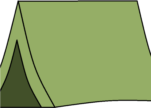 Tent Clipart Family Camping - Png Download (640x480), Png Download