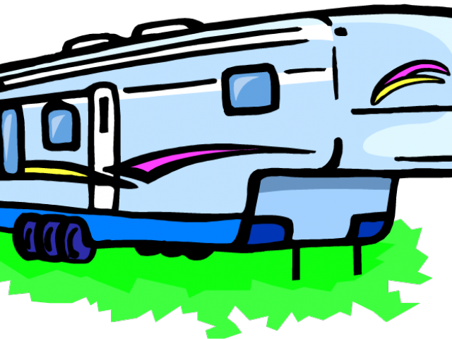 Camper Clipart Vacation Rv - Png Download (640x480), Png Download