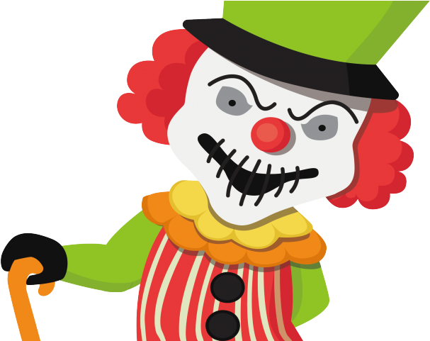 Clown Clipart Halloween - Png Download (640x480), Png Download