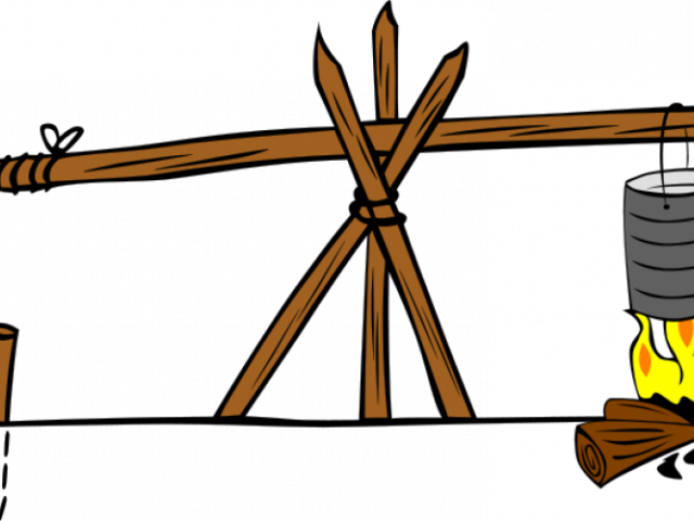 Campfire Clipart Vector - Png Download (640x480), Png Download
