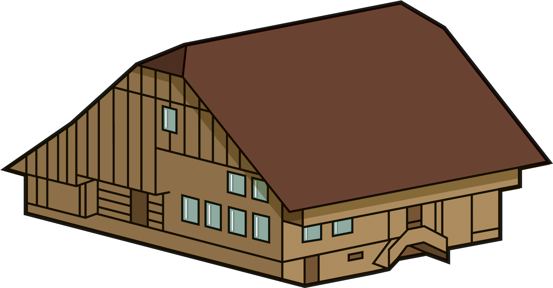 Hut Clipart Farmhouse Png Download Full Size Clipart 2702979 Pinclipart