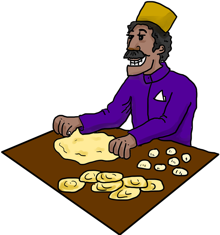 Indian Food Indian Roti Clipart (1280x850), Png Download