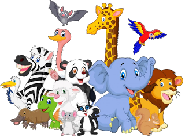 Baby Animal Clipart Group - Png Download (640x480), Png Download