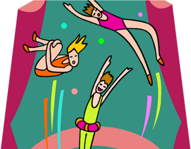 Circus Clipart Trampoline - Png Download (640x480), Png Download