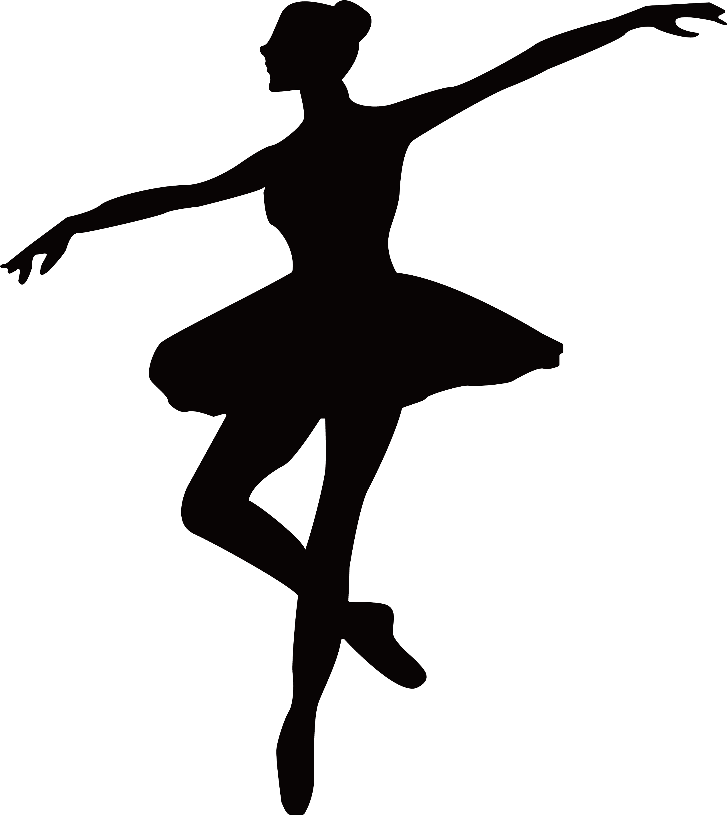 Drawn Ballet Performing Art Clipart (2542x2850), Png Download