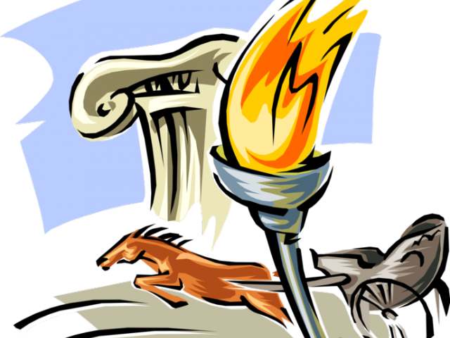 Torch Clipart Ancient Greece - Png Download (640x480), Png Download