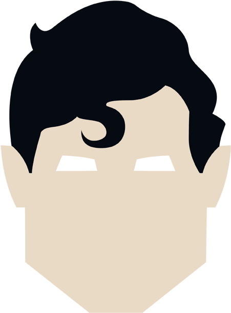 Superman Supes Head Men's Long Sleeve T-shirt Clipart (792x720), Png Download