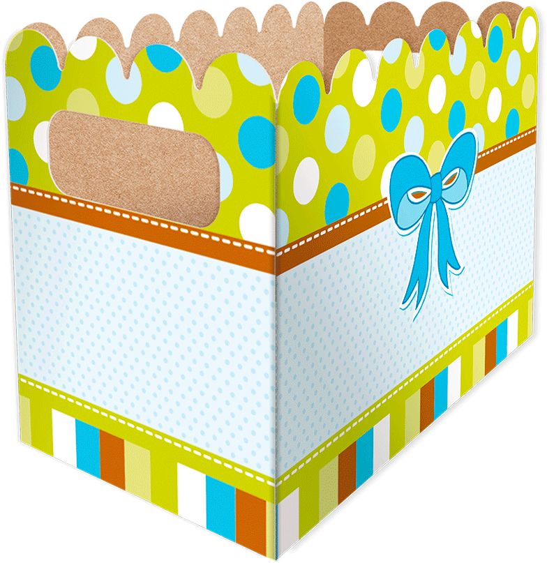 Gift Basket Box Large Clipart (900x900), Png Download