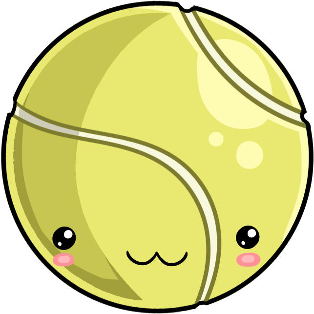 Tennis Ball Clipart (800x800), Png Download