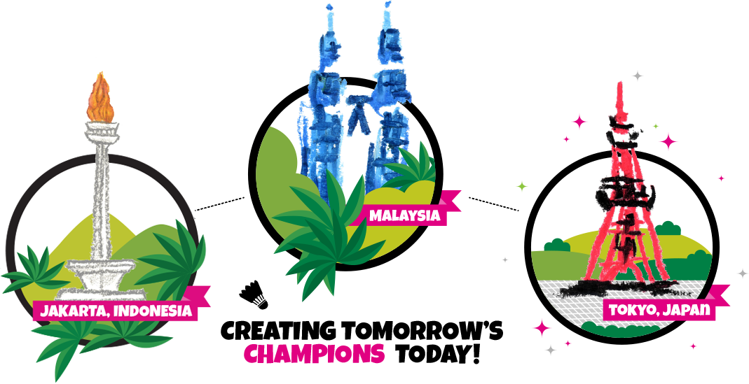 Kem Badminton Kem Badminton Clipart (1069x549), Png Download