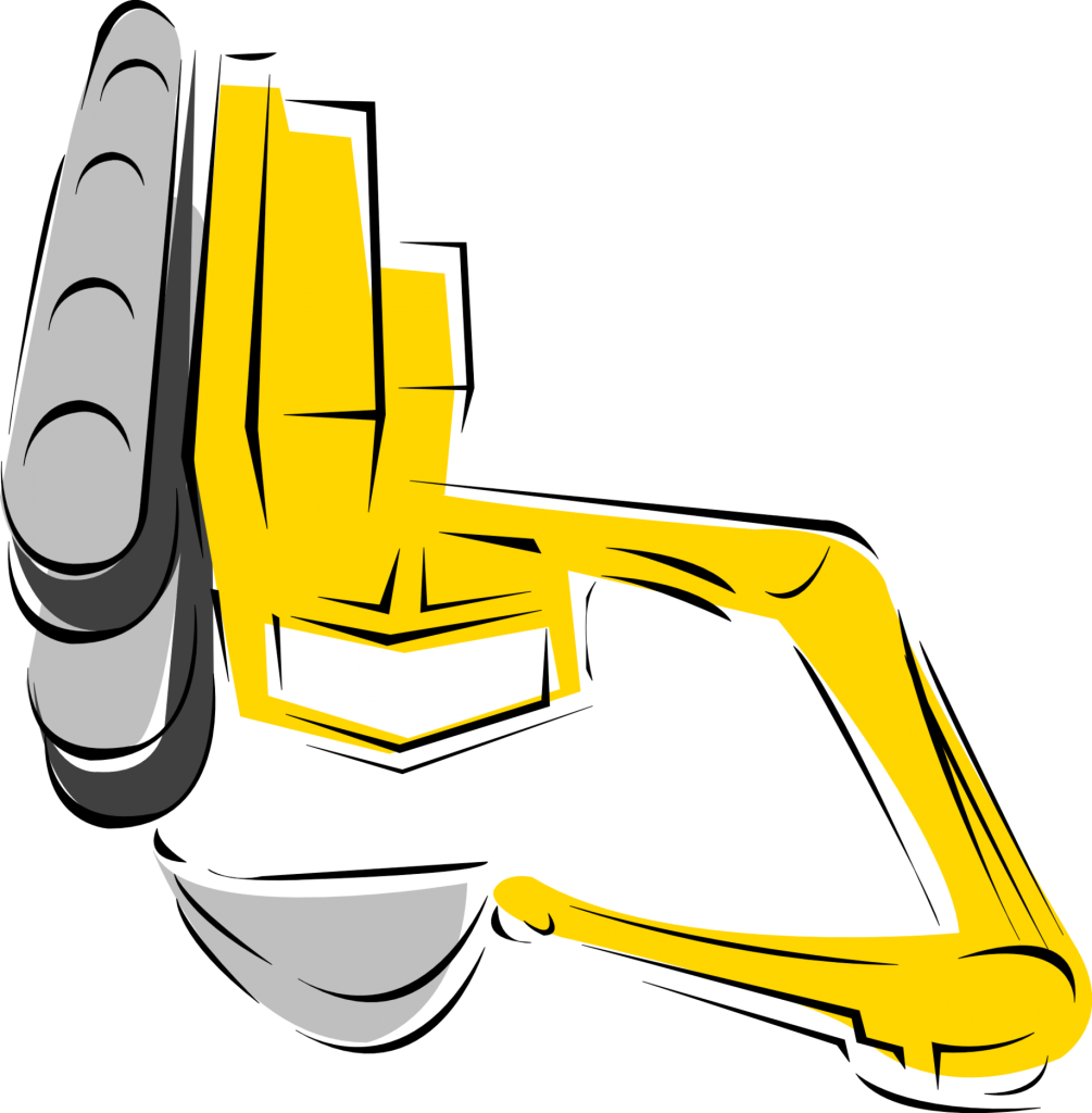 Backhoe Clipart Plant Machinery - Png Download (1005x1024), Png Download