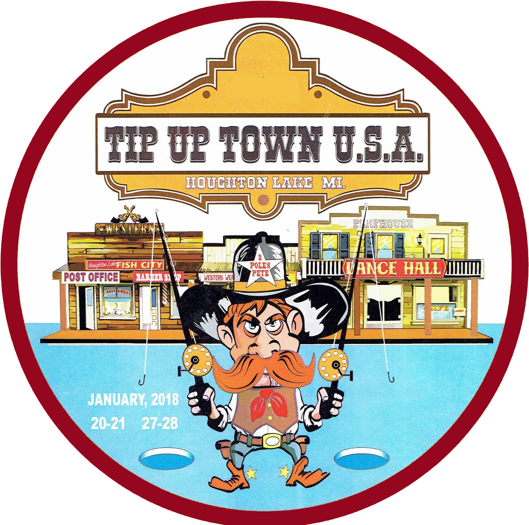 Jan 19 21 & 26 28 69th Annual Tip Up Town Usa Houghton Clipart (1935x1954), Png Download
