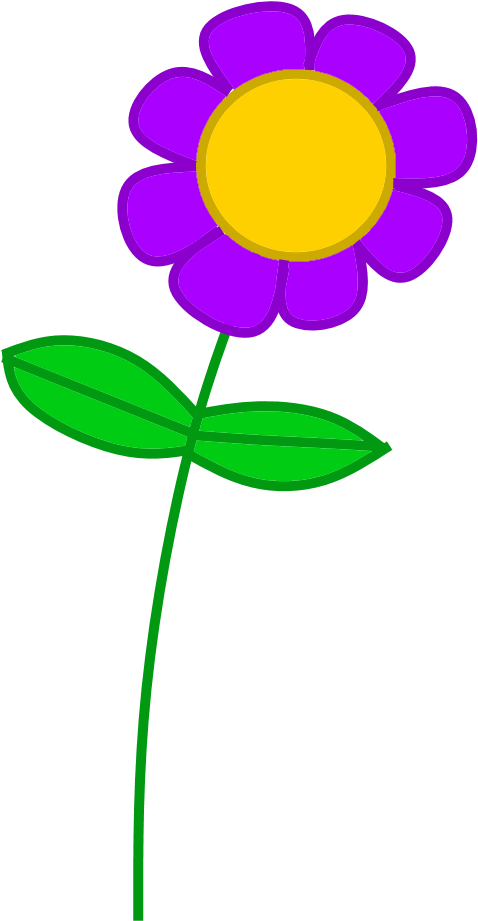 Violet Clipart February Flower - Png Download (600x1000), Png Download