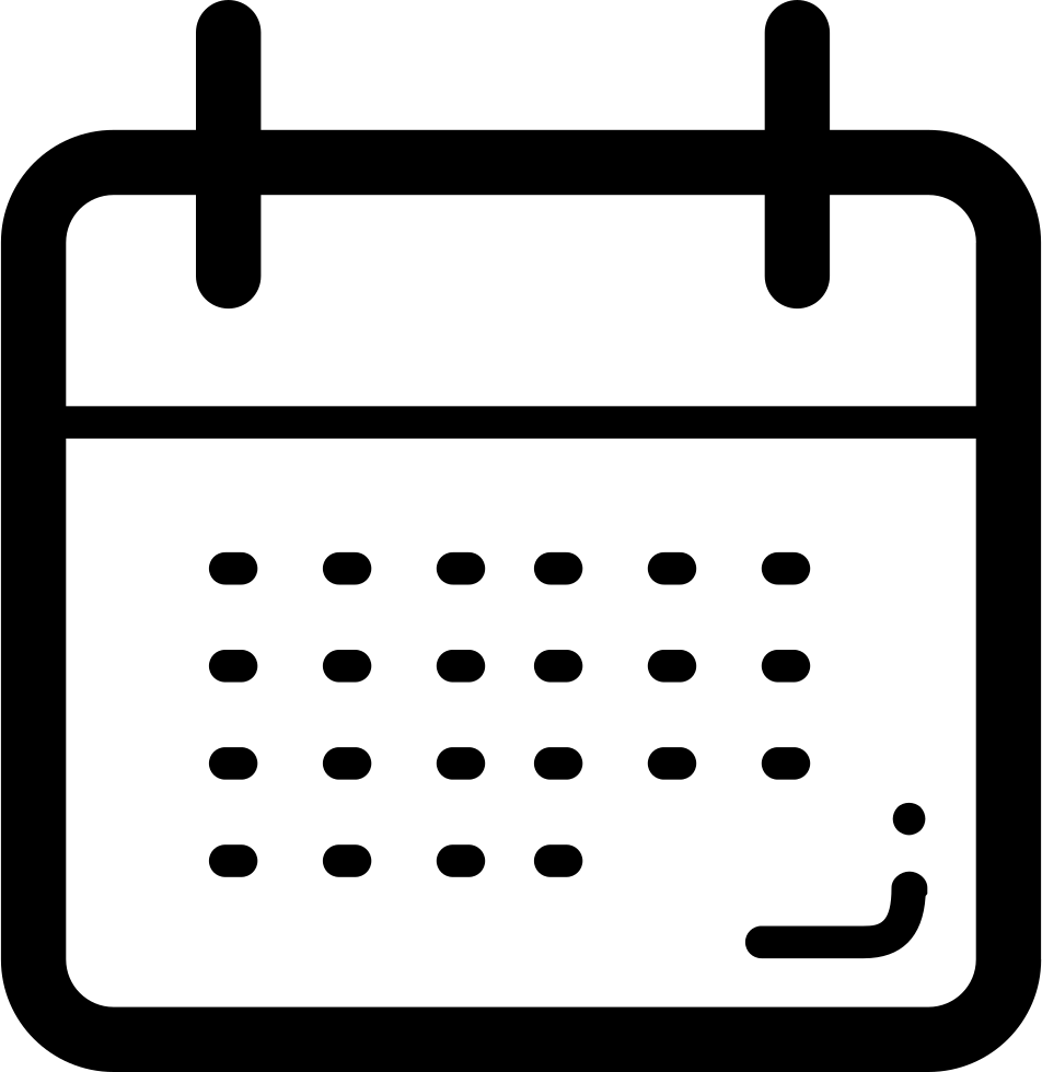 Monthly Calendar Comments Clipart (952x980), Png Download