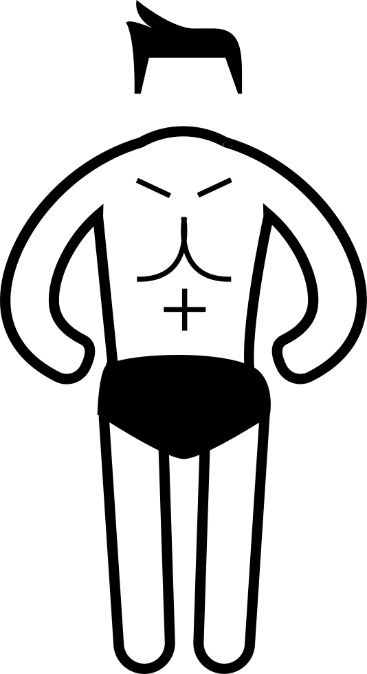 Bodybuilder Muscles Comments Clipart (534x980), Png Download