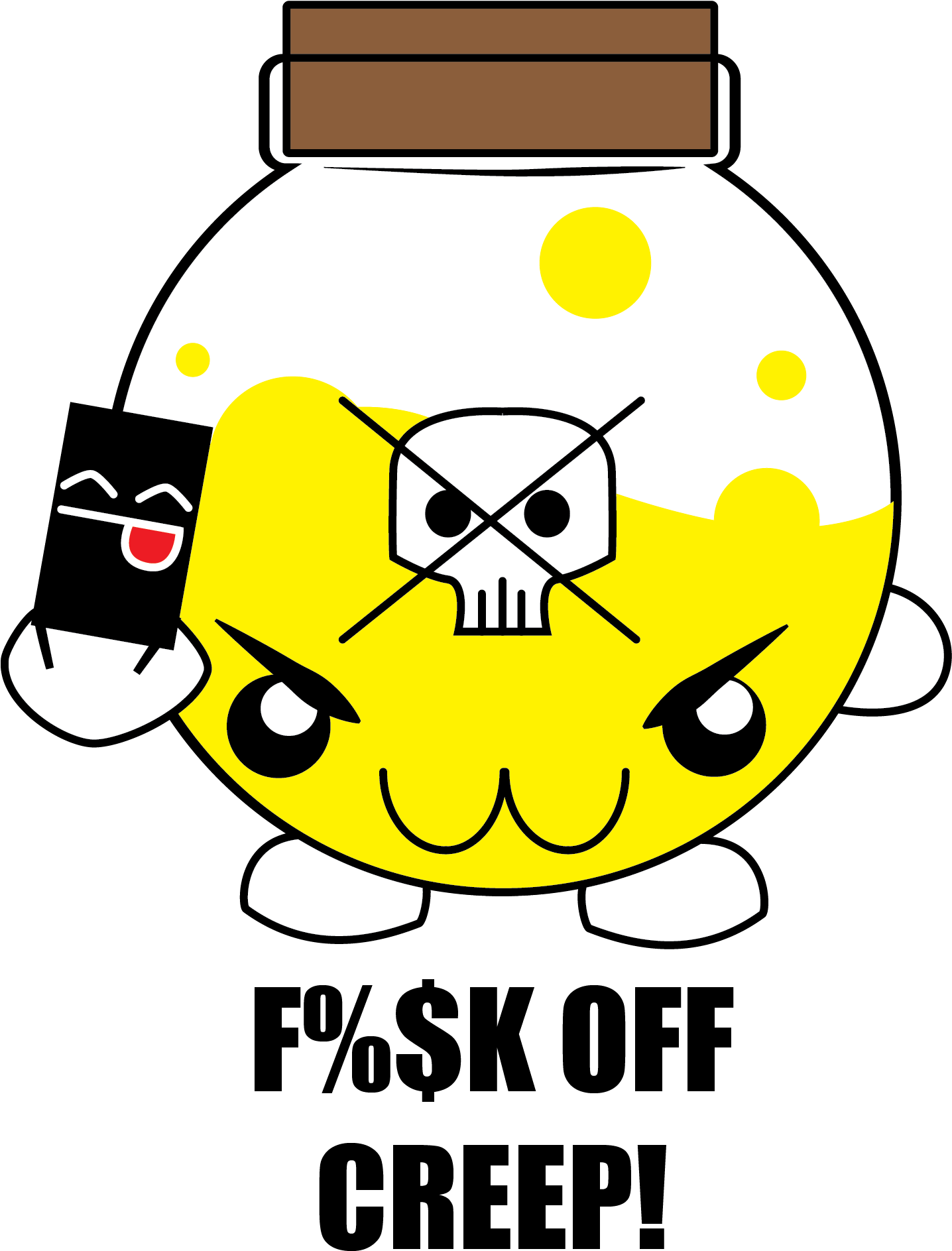 Http - //www - Redbubble - Anti Creep Potion Clipart (1436x1949), Png Download