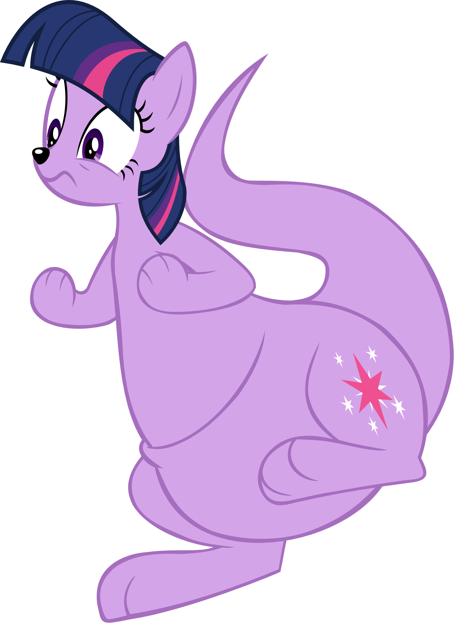 Kangaroo Twilight Clipart (1506x2068), Png Download