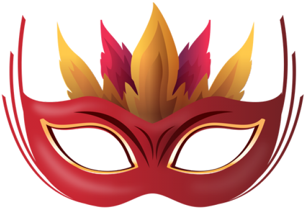 Carnival Mask Clipart Shape - Png Download (640x480), Png Download