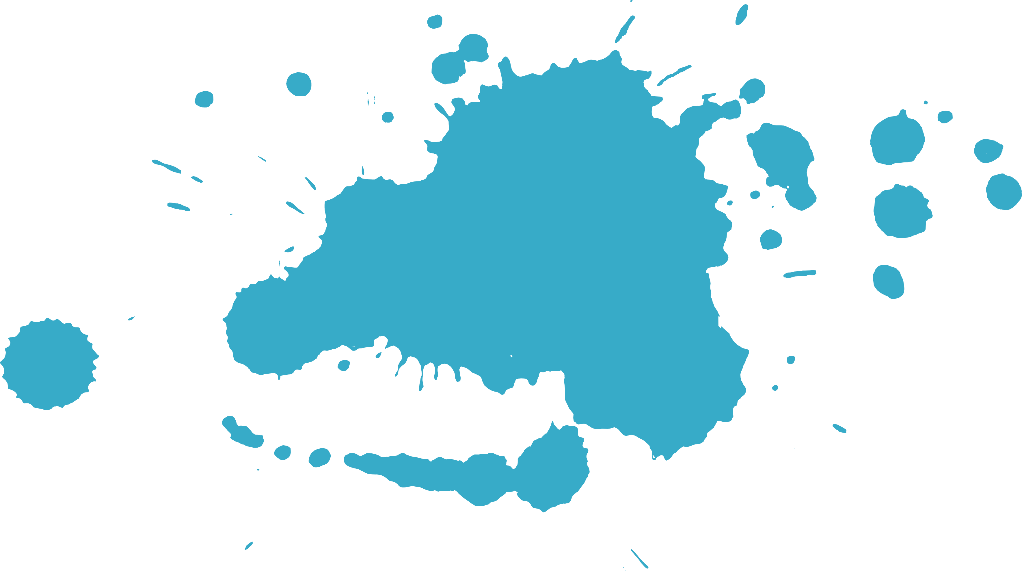 Paint Blue Cut Out Png Png Images Clipart (3539x1976), Png Download