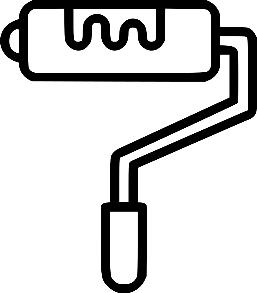 Job Paint Painting Roll Roller Comments Clipart (862x980), Png Download