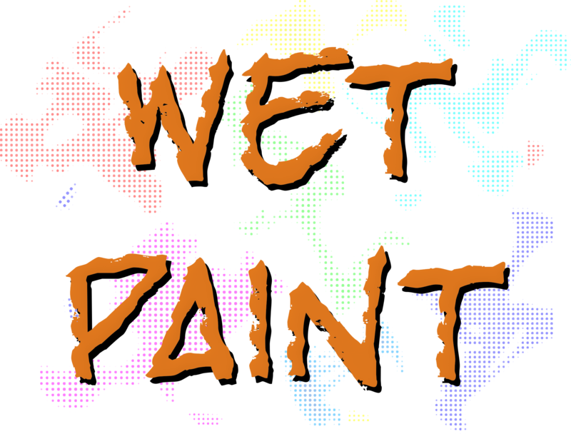 Wet Paint Clipart (800x608), Png Download
