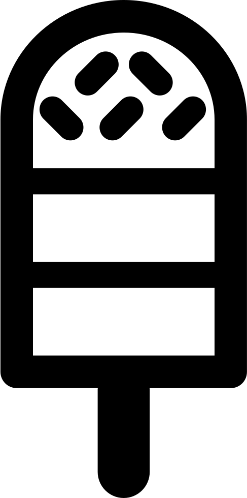 Ice-cream Palette With Chocolate Chips Comments Clipart (487x980), Png Download