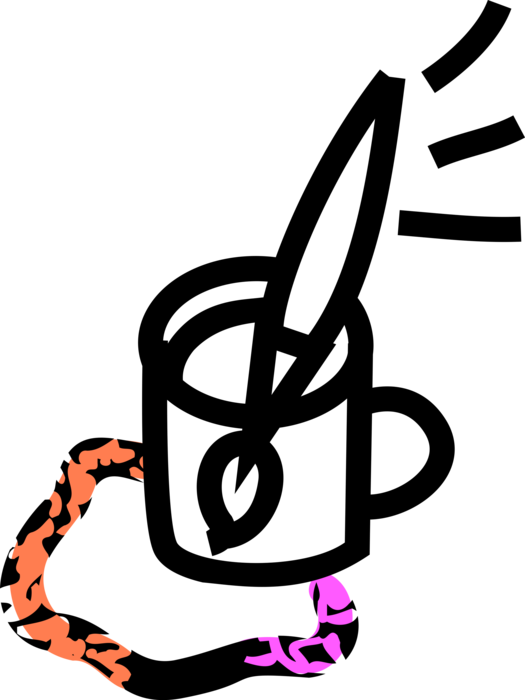 Vector Illustration Of Visual Arts Artist's Watercolor Clipart (525x700), Png Download