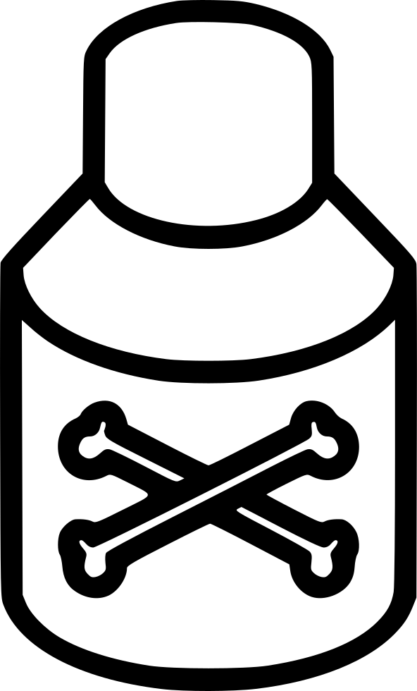 Poison Skull Prison Death Comments Clipart (592x980), Png Download