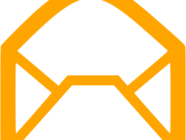 Email Icons Orange Clipart (640x480), Png Download