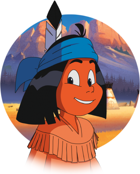 Yakari, Der Kleine Indianerjunge Vom Stamm Der Sioux Clipart (600x600), Png Download