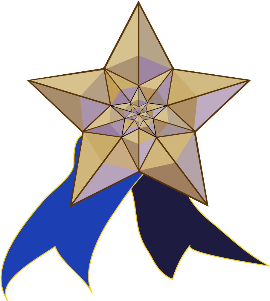 Featured Star And Ribbon Clipart (1024x1024), Png Download
