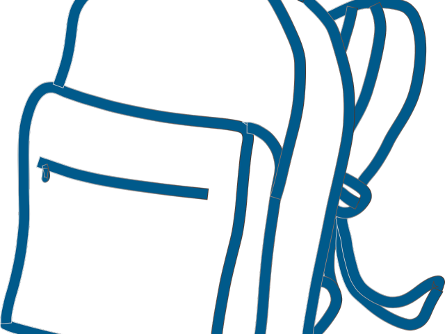 Backpack Clipart School Supply - Png Download (640x480), Png Download