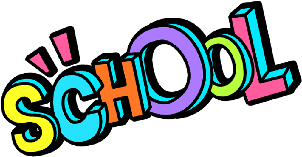 School Schooldays Schooltime Backtoschoo Clipart (1024x1024), Png Download