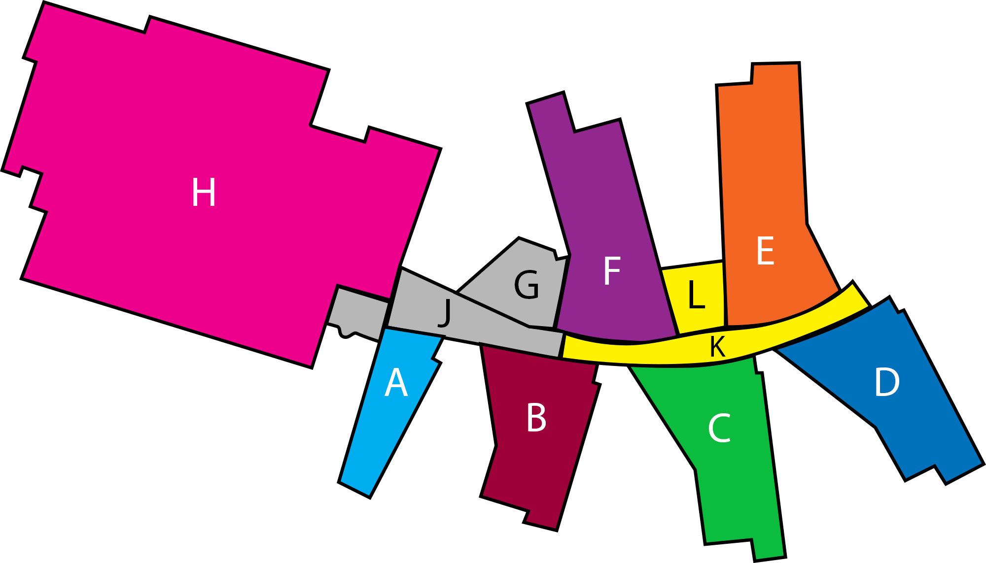 Walbottle Campus Main Building Map Clipart (2000x1143), Png Download