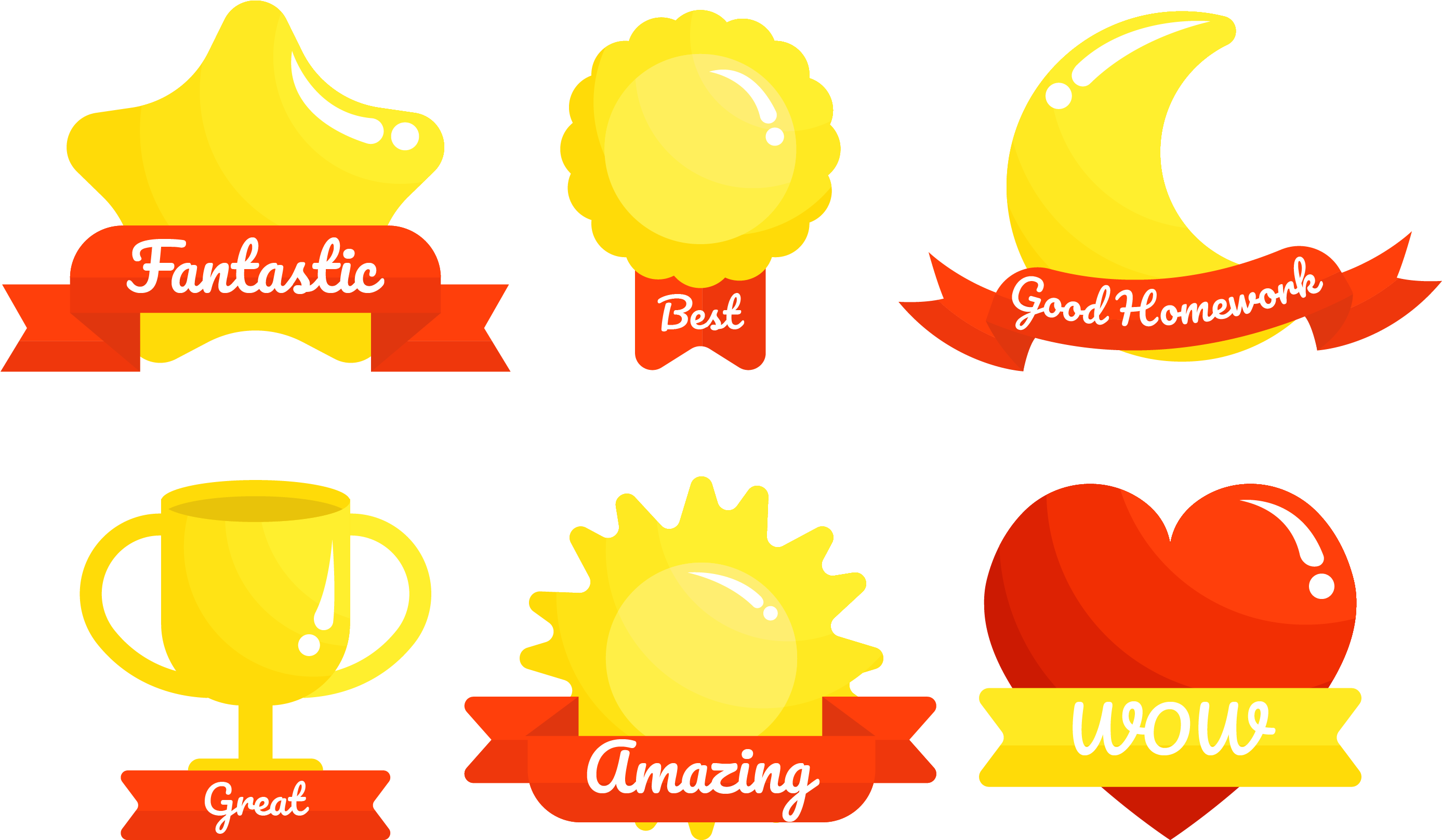 Teacher Reward Sticker Vector Clipart (3000x2000), Png Download
