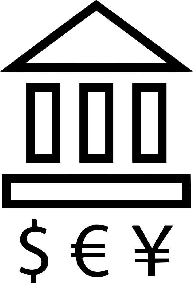 Banking Bank Currency Yen Euro Dollar Comments Clipart (670x980), Png Download