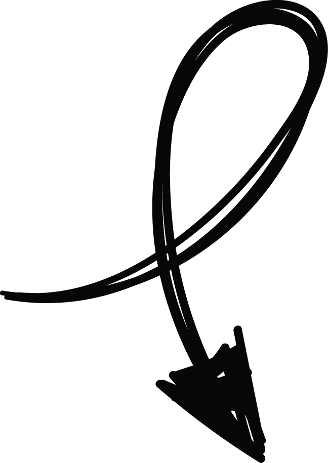 Double Line Cross Arrow Doodle Clipart - Full Size Clipart (#2721480