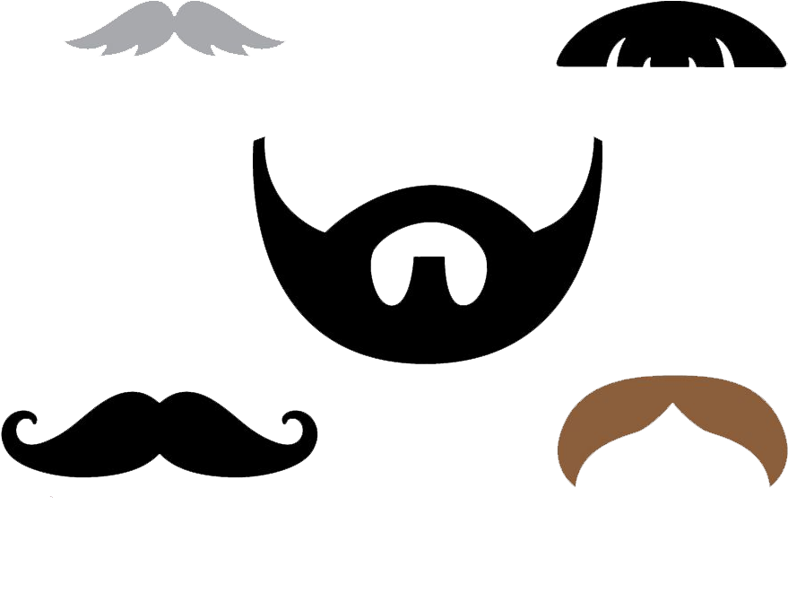 Mexican Mustaches Clip Art Png No Background Transparent Png (1024x770), Png Download